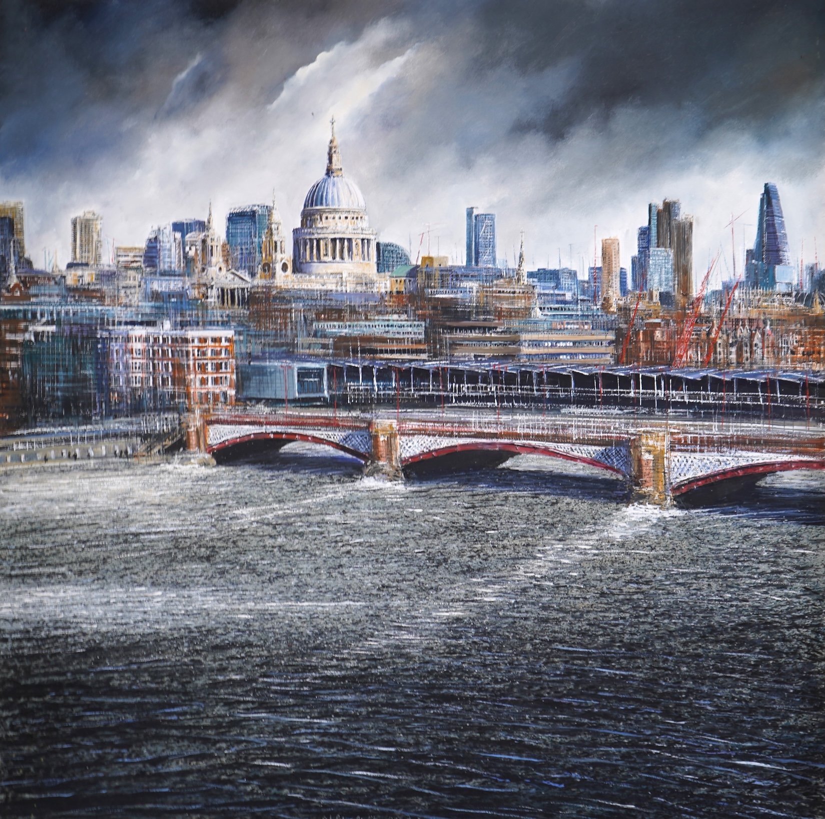 Rory J. Brown, (b. 1966), 'St Paul's and the City - Light to the Future'